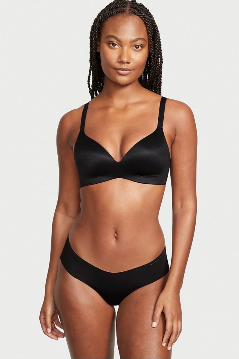 Victoria\'s Secret Bare Smooth Lightly Podsite Non Wired Full Cup Bra Čierne | SK-4367RAO