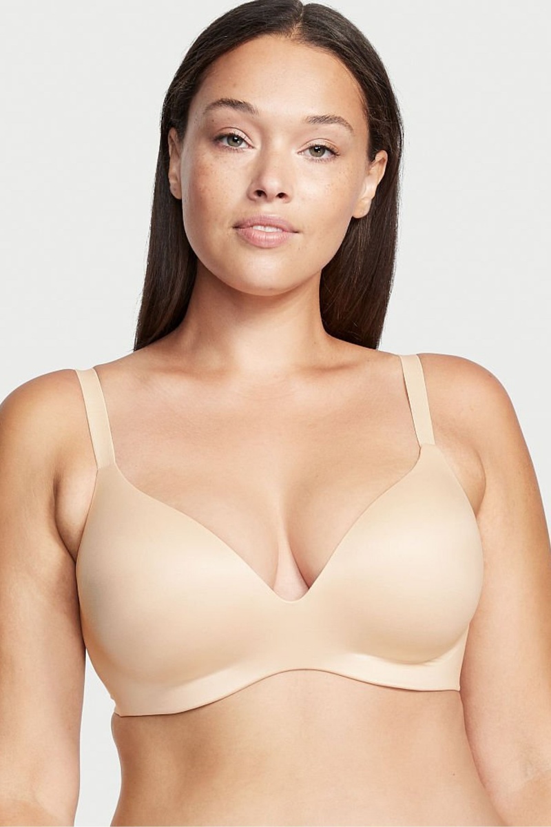 Victoria\'s Secret Bare Smooth Lightly Podsite Non Wired Full Cup Bra Čierne | SK-6432JIM