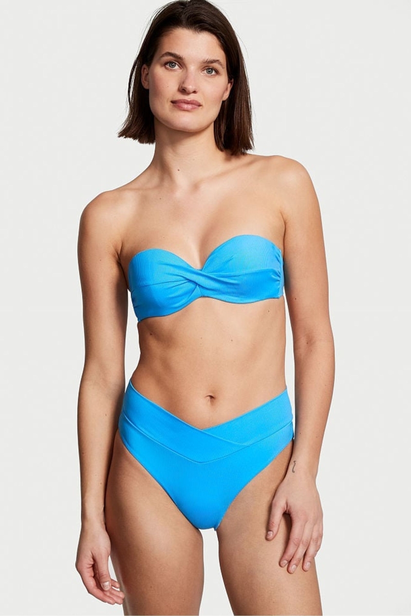 Victoria\'s Secret Bikiny Bottom Modre | SK-4517AIS