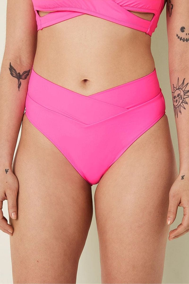 Victoria\'s Secret Bikiny Bottom Ruzove | SK-3145DTG