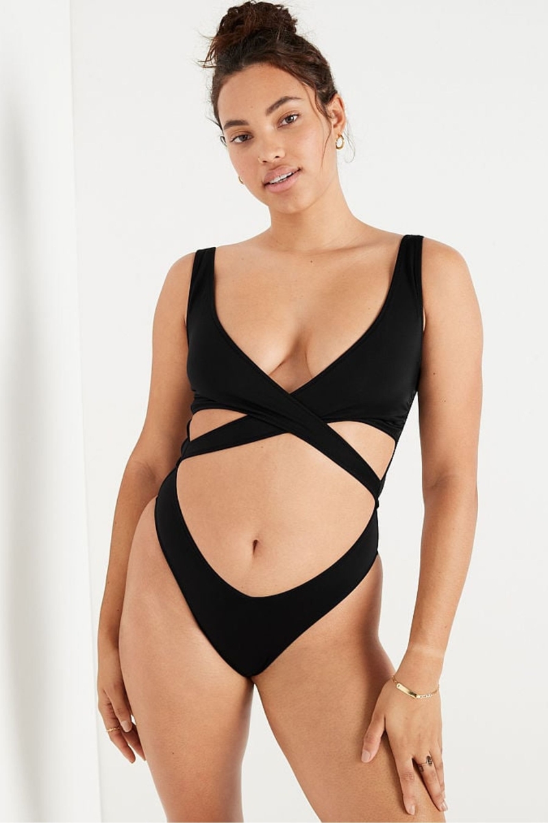 Victoria\'s Secret Body Wrap Swimsuit Ruzove | SK-1058VCO