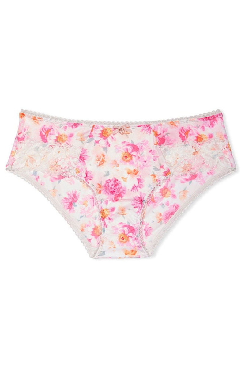 Victoria's Secret Body by Victoria Cipkovane Trim Hipster Nohavičky Ruzove | SK-6089ZPX