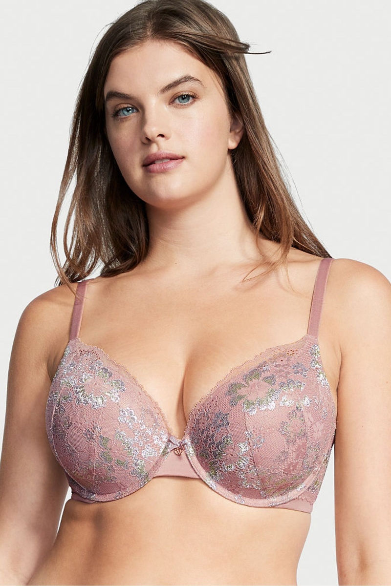 Victoria\'s Secret Body by Victoria Cipkovane Full Cup Push Up Bra Ruzove | SK-8915PSZ