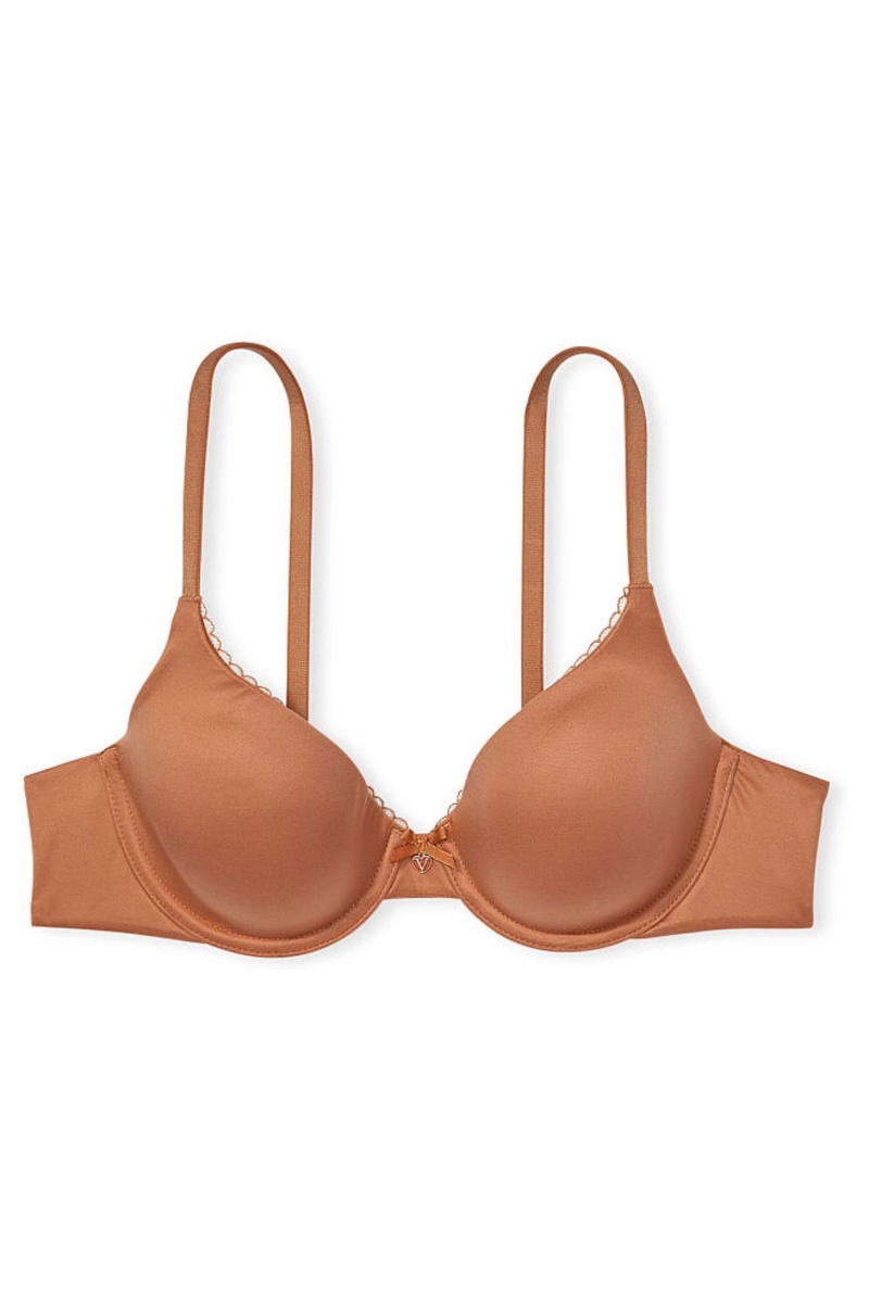 Victoria's Secret Body by Victoria Smooth Lightly Podsite Full Cup Bra Čierne | SK-0358TXY