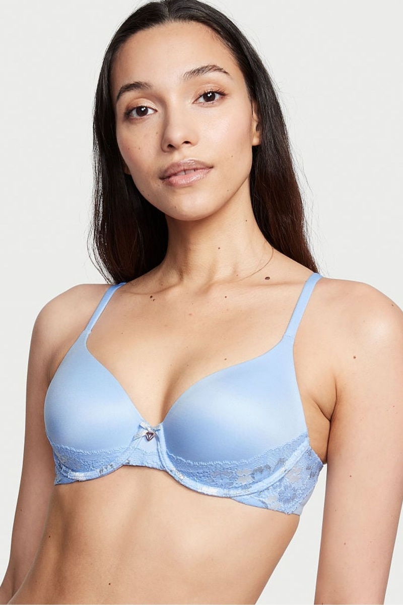 Victoria\'s Secret Body by Victoria Smooth Lightly Podsite Full Cup Bra Modre | SK-3240AVP