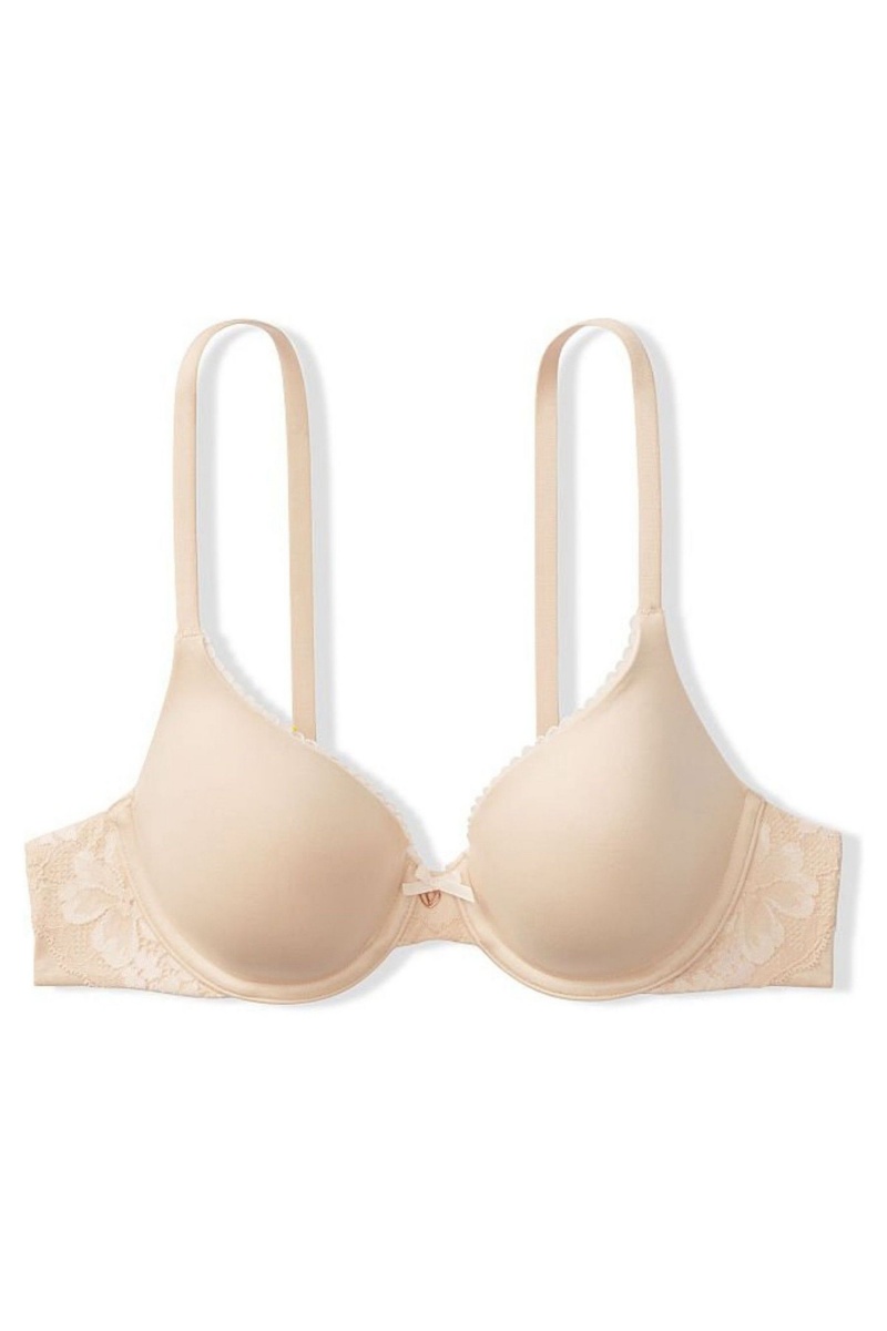 Victoria's Secret Body by Victoria Smooth Full Cup Push Up Bra Champagne Nude | SK-3864MLE