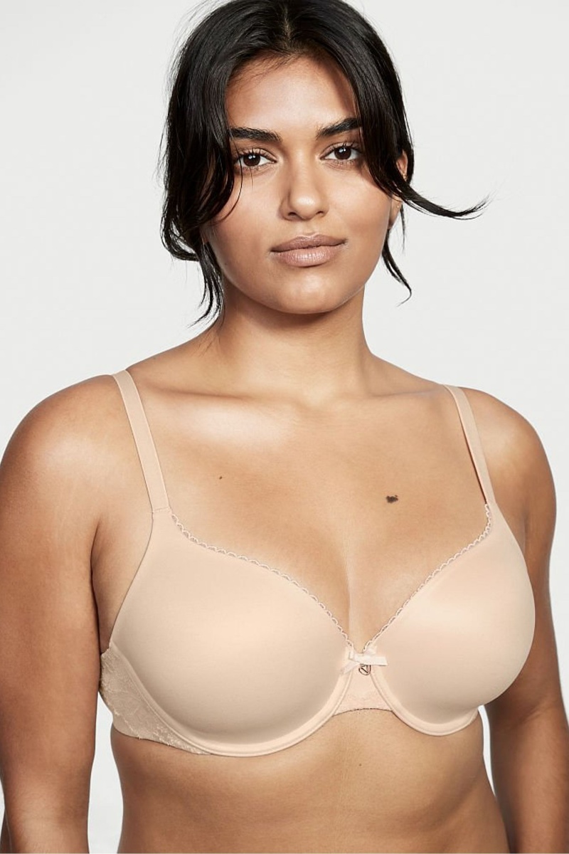 Victoria\'s Secret Body by Victoria Smooth Full Cup Push Up Bra Champagne Nude | SK-3864MLE