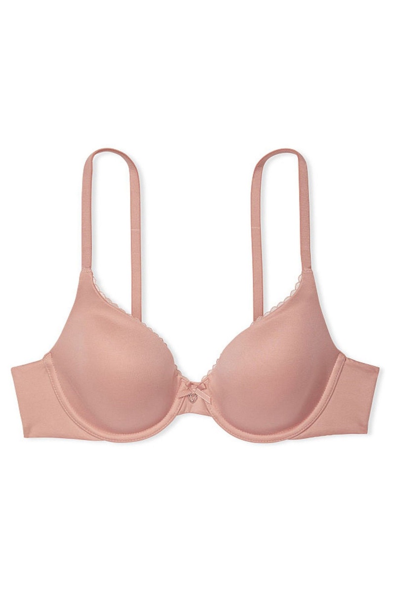 Victoria's Secret Body by Victoria Smooth Lightly Podsite Full Cup Bra Čierne | SK-5769CLP