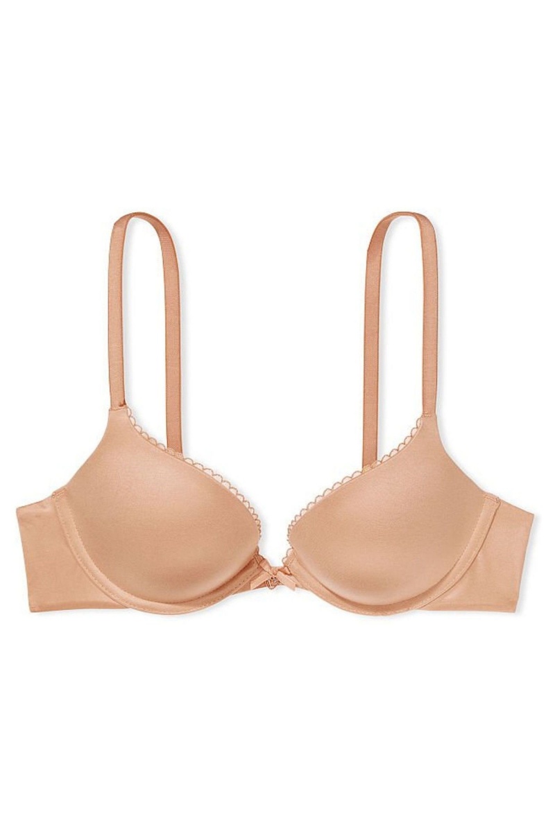 Victoria's Secret Body by Victoria Smooth Push Up Bra Toasted Sugar Nude | SK-5798YWA