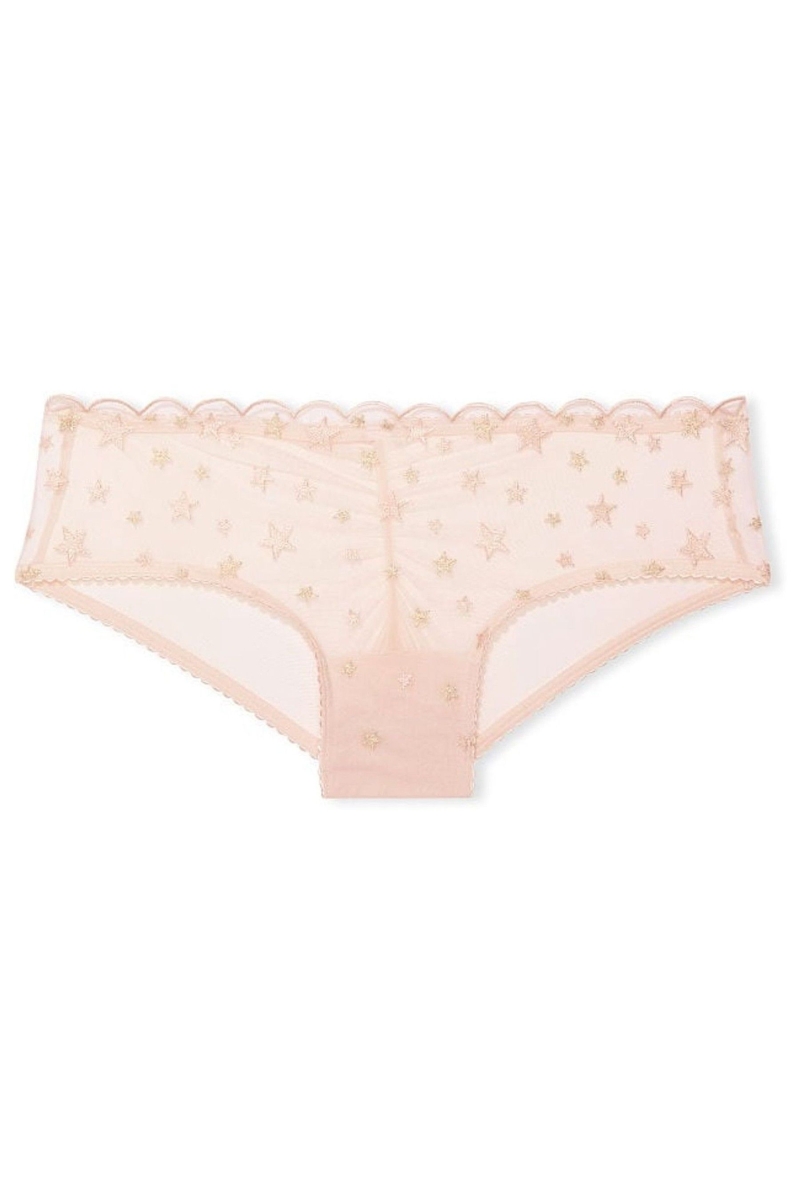 Victoria's Secret Cipkovane Cheeky Nohavičky Ruzove | SK-3478HUV