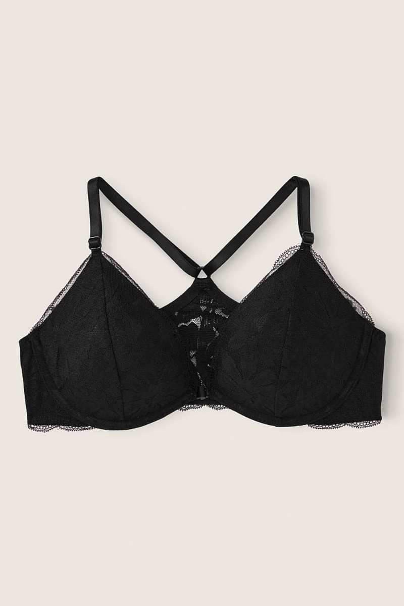 Victoria\'s Secret Cipkovane Front Zapinanie Push Up Bra Modre | SK-5842HYF