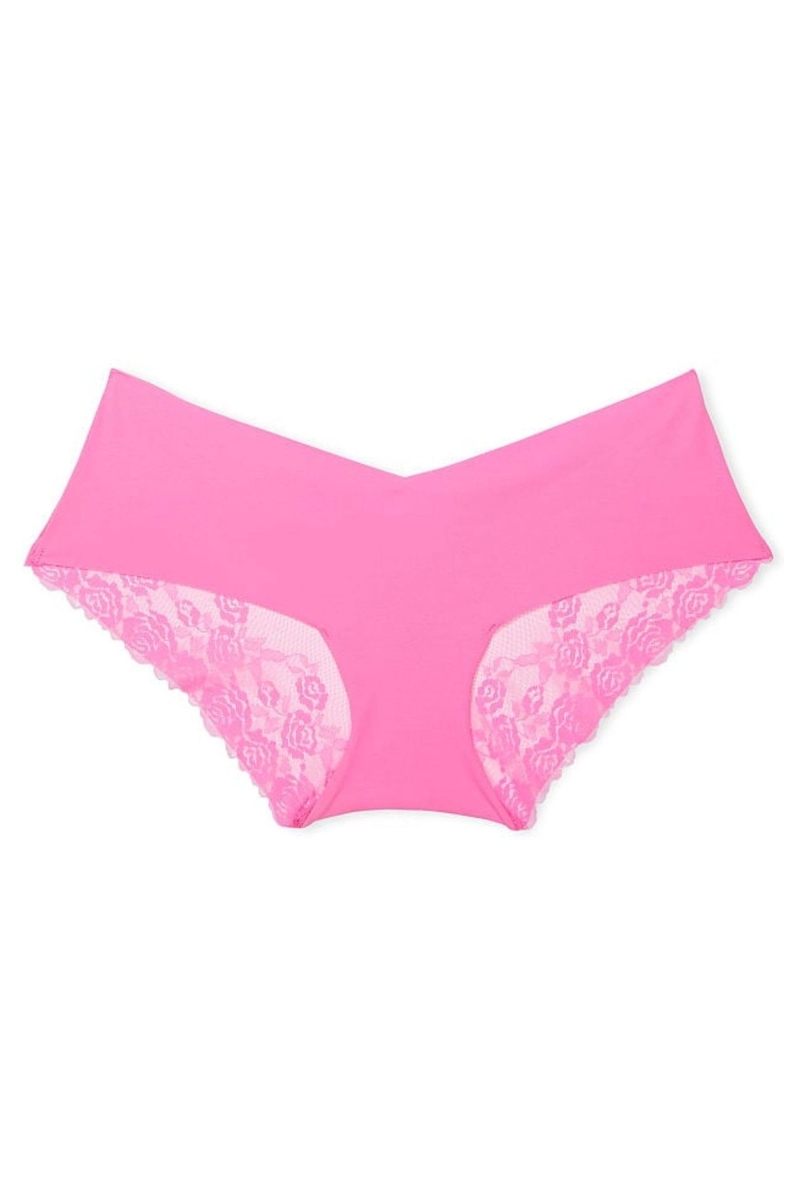 Victoria\'s Secret Cipkovane No Show Hipster Nohavičky Ruzove | SK-8731CIK