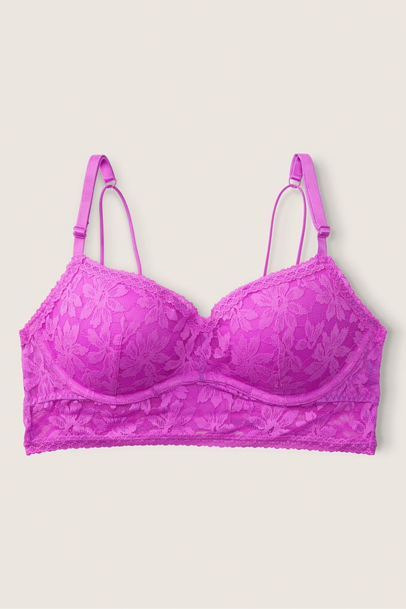 Victoria's Secret Cipkovane Wired Push Up Bralette Nachový | SK-7048NTS