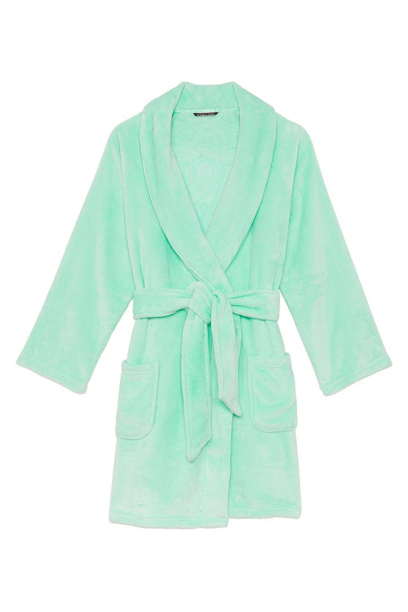 Victoria's Secret Cosy Kratke Dressing Gown Čierne | SK-0817YKL