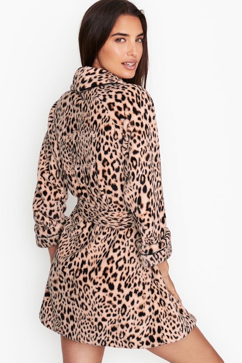 Victoria's Secret Cosy Kratke Robe Čierne | SK-7691WQS