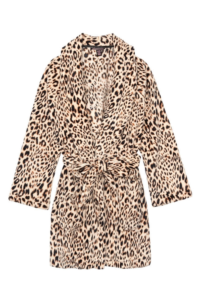 Victoria's Secret Cosy Kratke Robe Čierne | SK-7691WQS