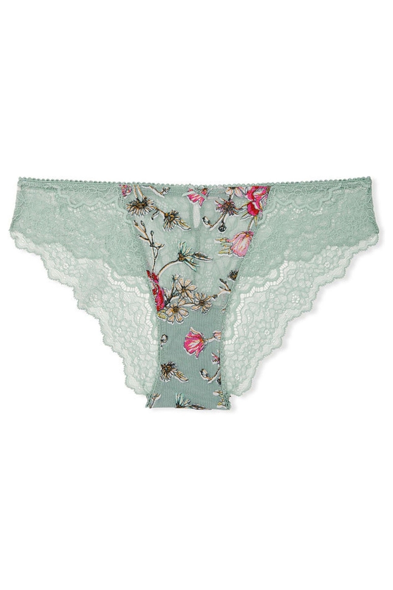 Victoria's Secret Dream Angels Embroidered Cheeky Nohavičky Zelene | SK-0624SZT