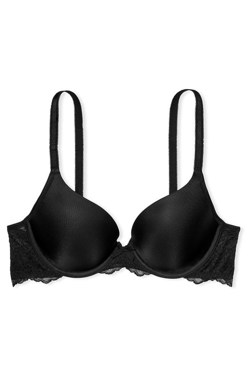 Victoria's Secret Dream Angels LightlyLined Full Coverage La Fleur Bra Čierne | SK-3849XWP