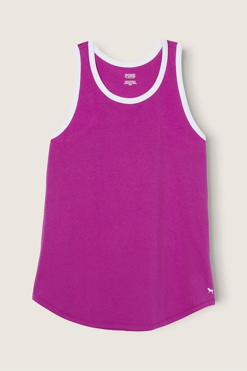 Victoria\'s Secret Everyday Ringer Tank Modre | SK-4308LRI