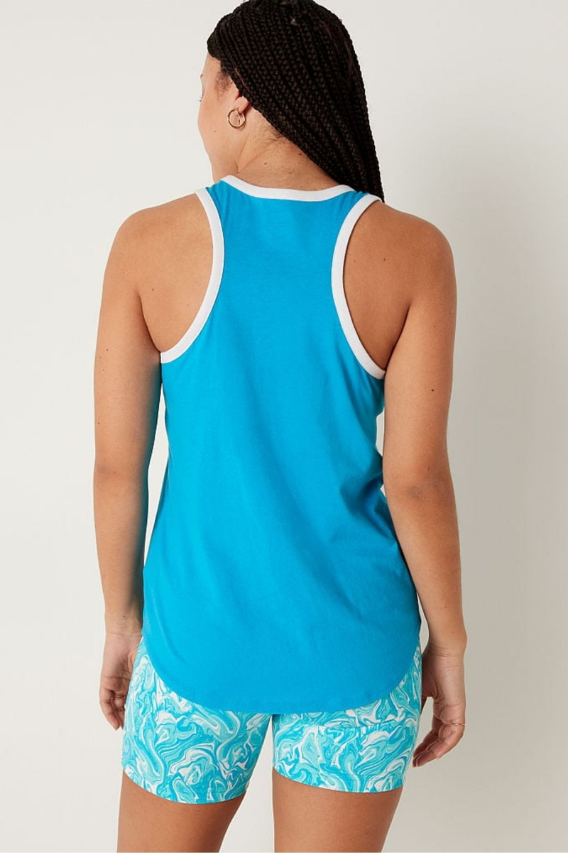 Victoria's Secret Everyday Ringer Tank Modre | SK-9214VJY