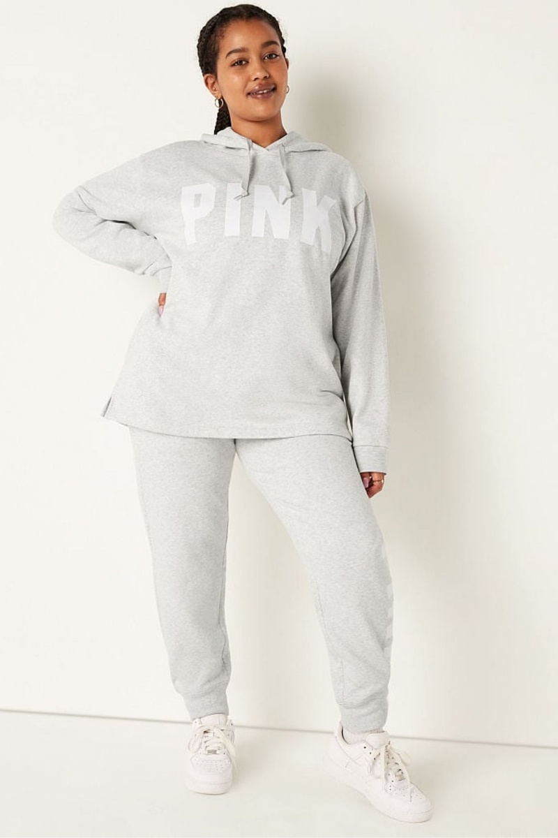 Victoria's Secret Fleece Campus Hoodie Siva | SK-9086HPM