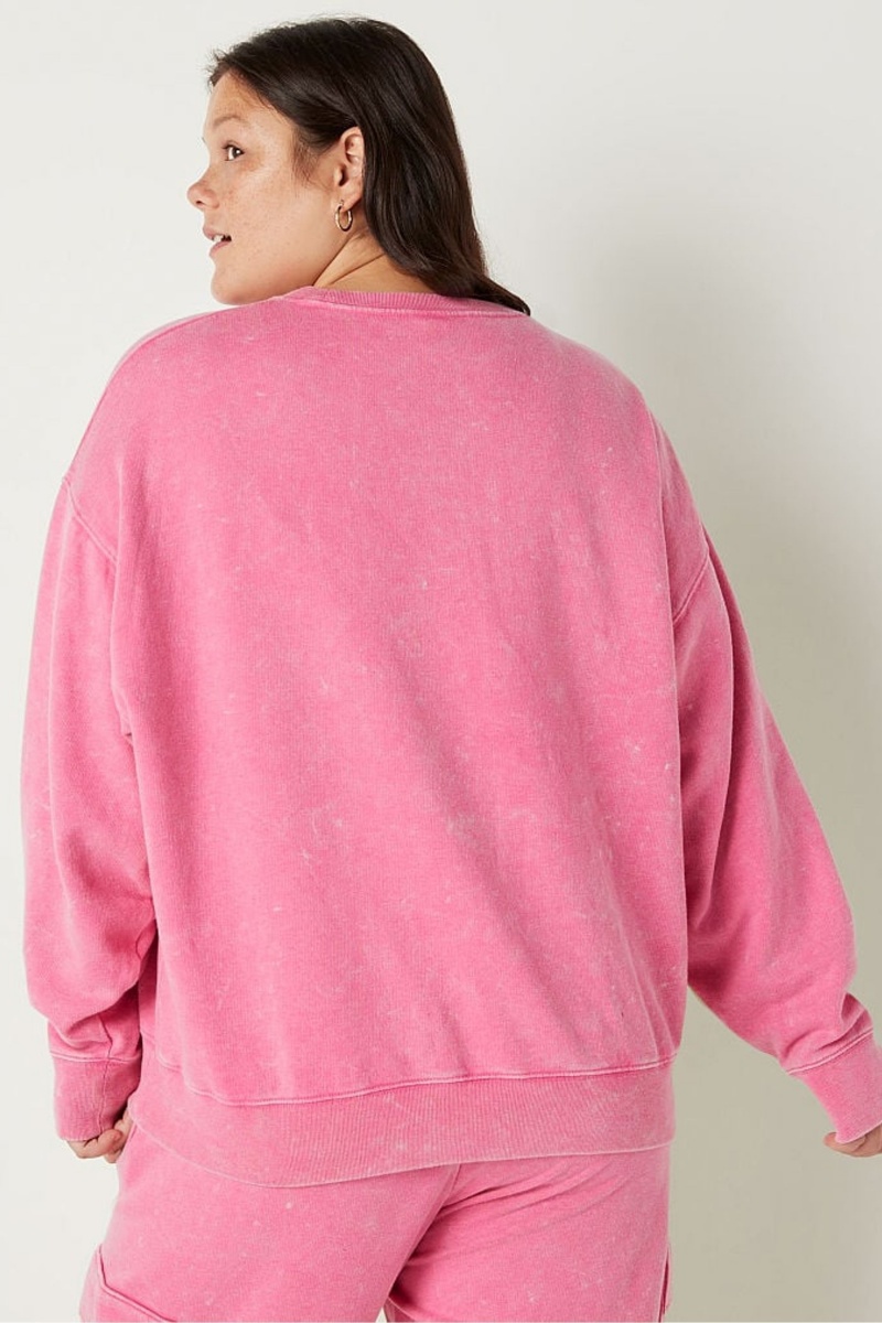 Victoria's Secret Fleece Long Sleeve Sweatshirt Čierne | SK-4063HQM