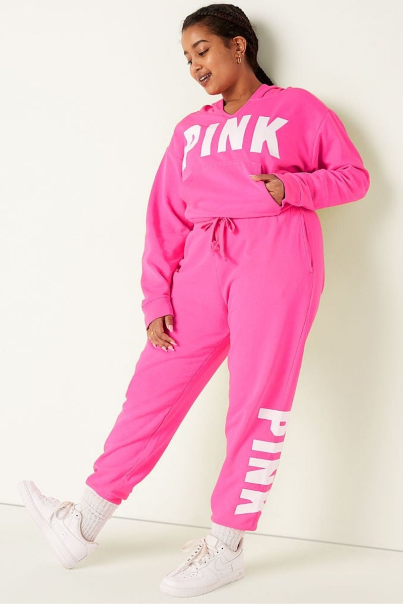 Victoria's Secret Fleece Lounge Jogger Ruzove | SK-0437FQJ