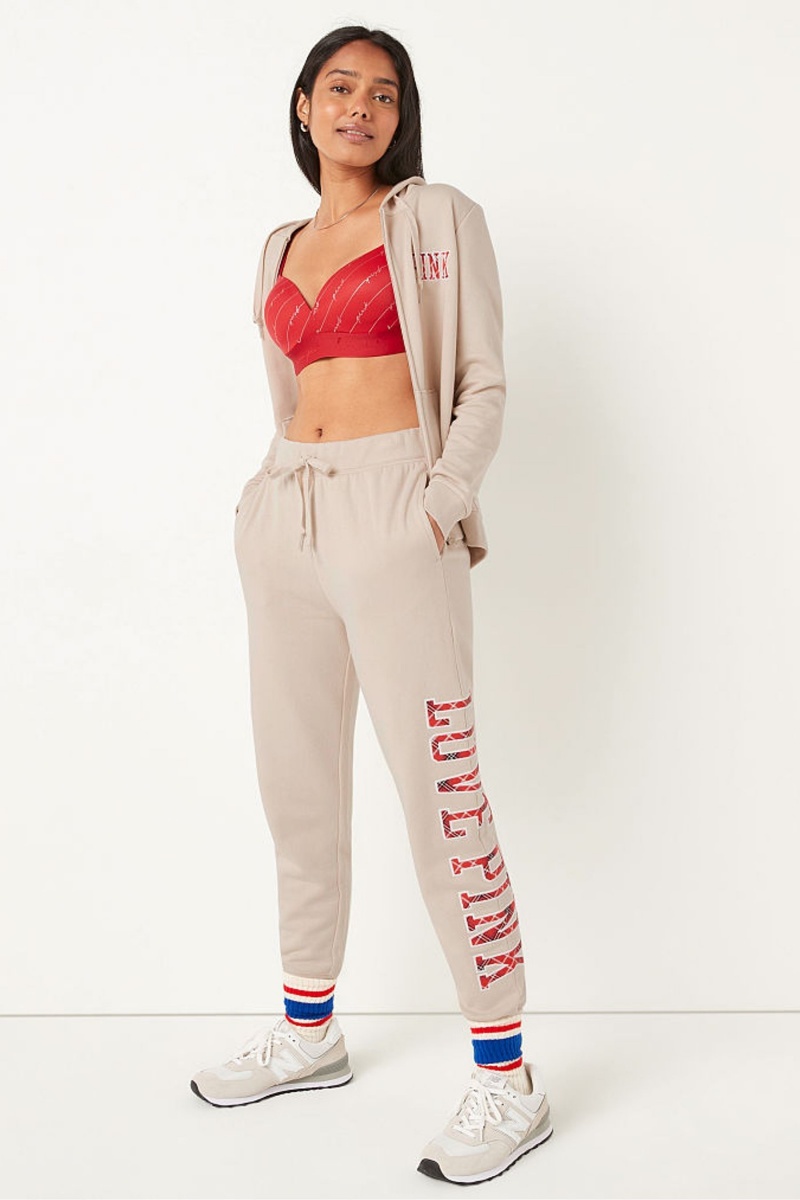 Victoria\'s Secret Fleece Lounge Jogger Ruzove | SK-3207OCK