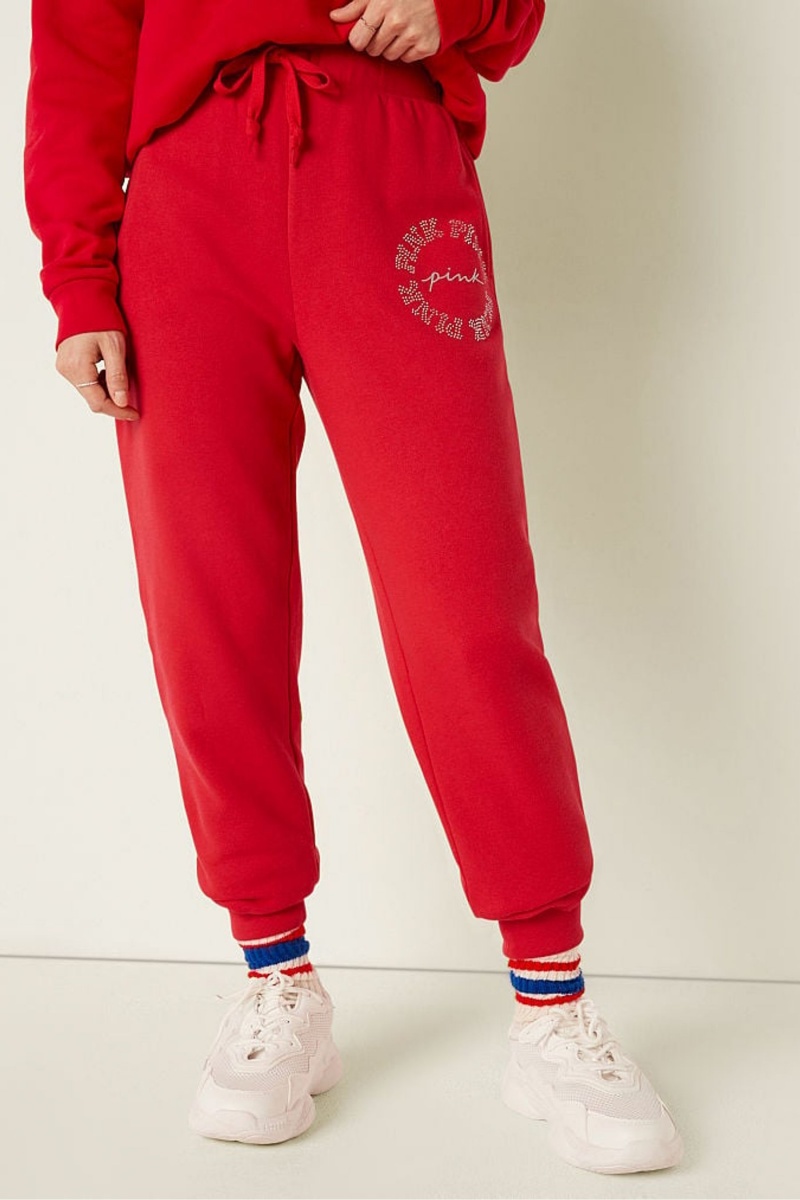 Victoria\'s Secret Fleece Lounge Jogger Ruzove | SK-7592RPU