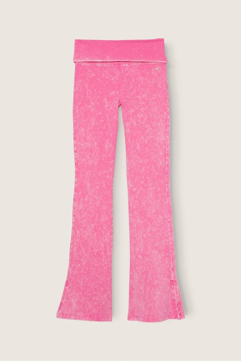 Victoria\'s Secret Foldover Flare Legging Nachový | SK-3496OWB