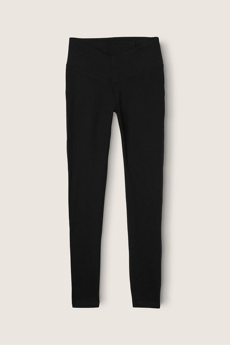 Victoria's Secret High Pásom Full Length Legging Čierne | SK-8631JPU