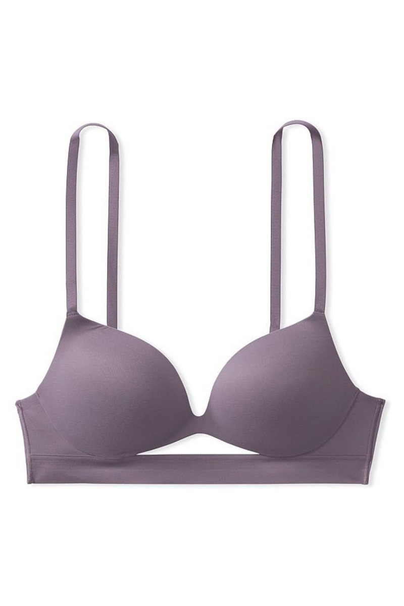 Victoria's Secret Incredible Smooth Non Wired Push Up Bra Siva | SK-9826XKG