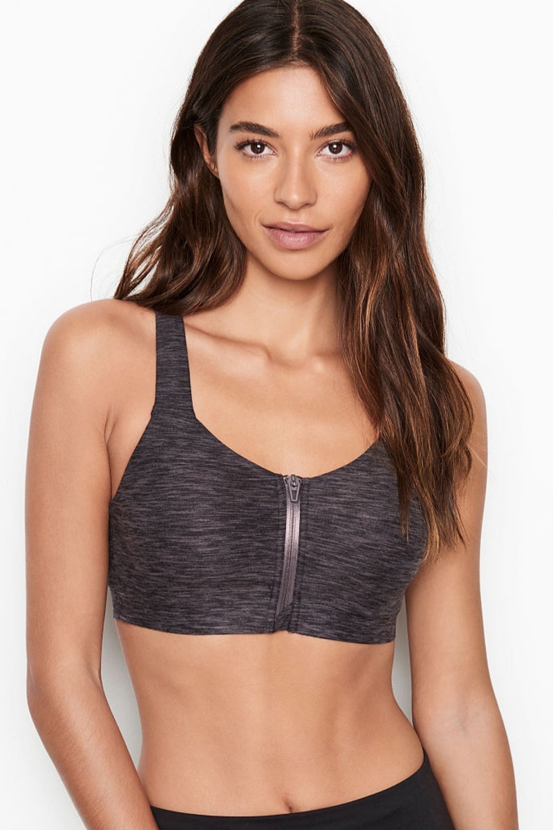 Victoria's Secret Knockout High Impact Racerback Zip Up Sports Bra Marhule Oranžové | SK-0128JDL