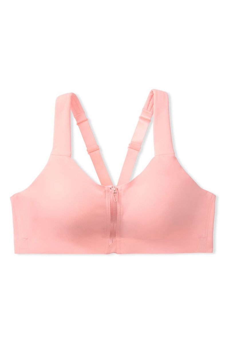 Victoria's Secret Knockout High Impact Racerback Zip Up Sports Bra Marhule Oranžové | SK-4987POD