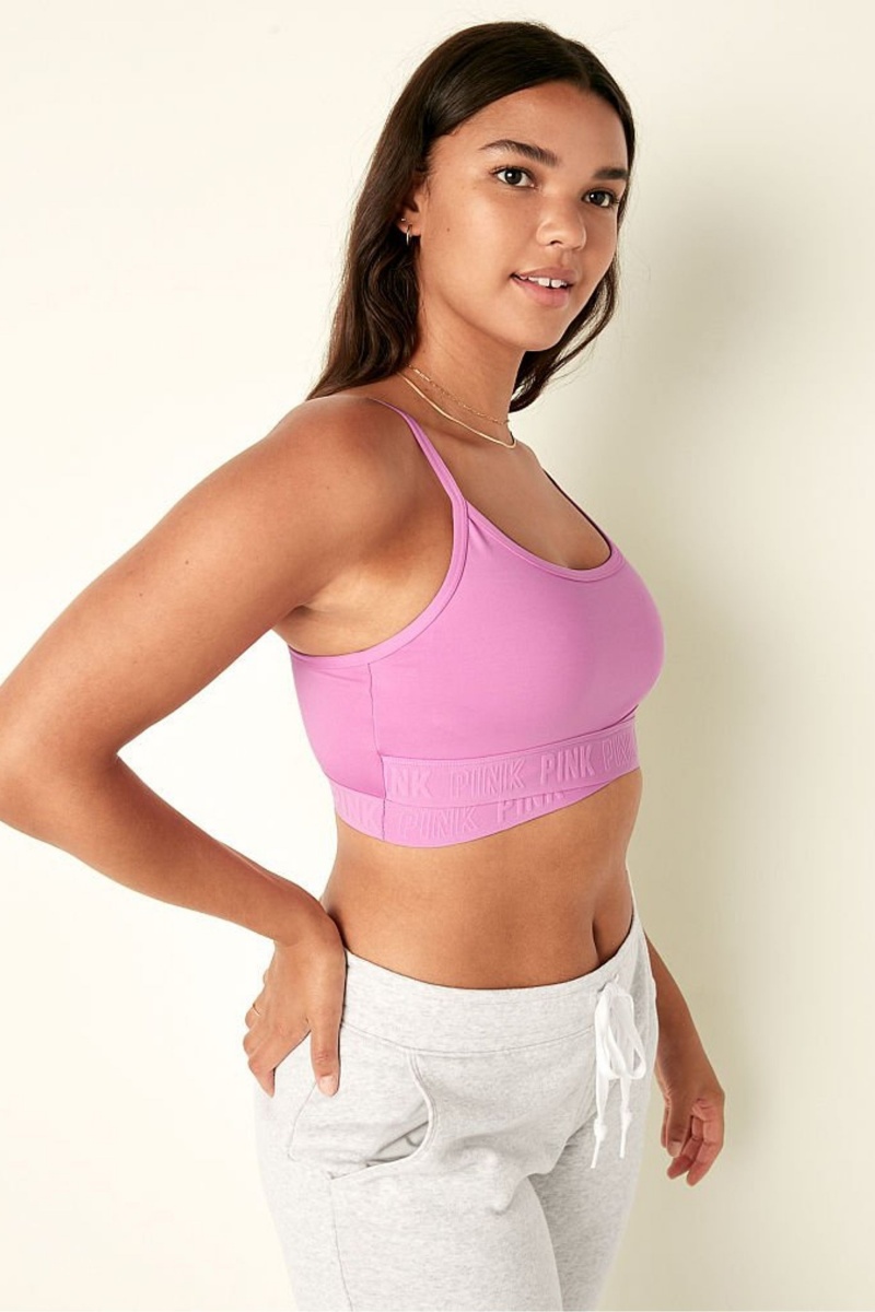 Victoria's Secret Lightly Podsite Low Impact Crossover Sports Bra Modre | SK-6942JVI