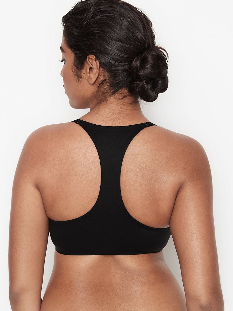 Victoria's Secret Lightly-Podsite Racerback Demi Bra Čierne | SK-1625NMT