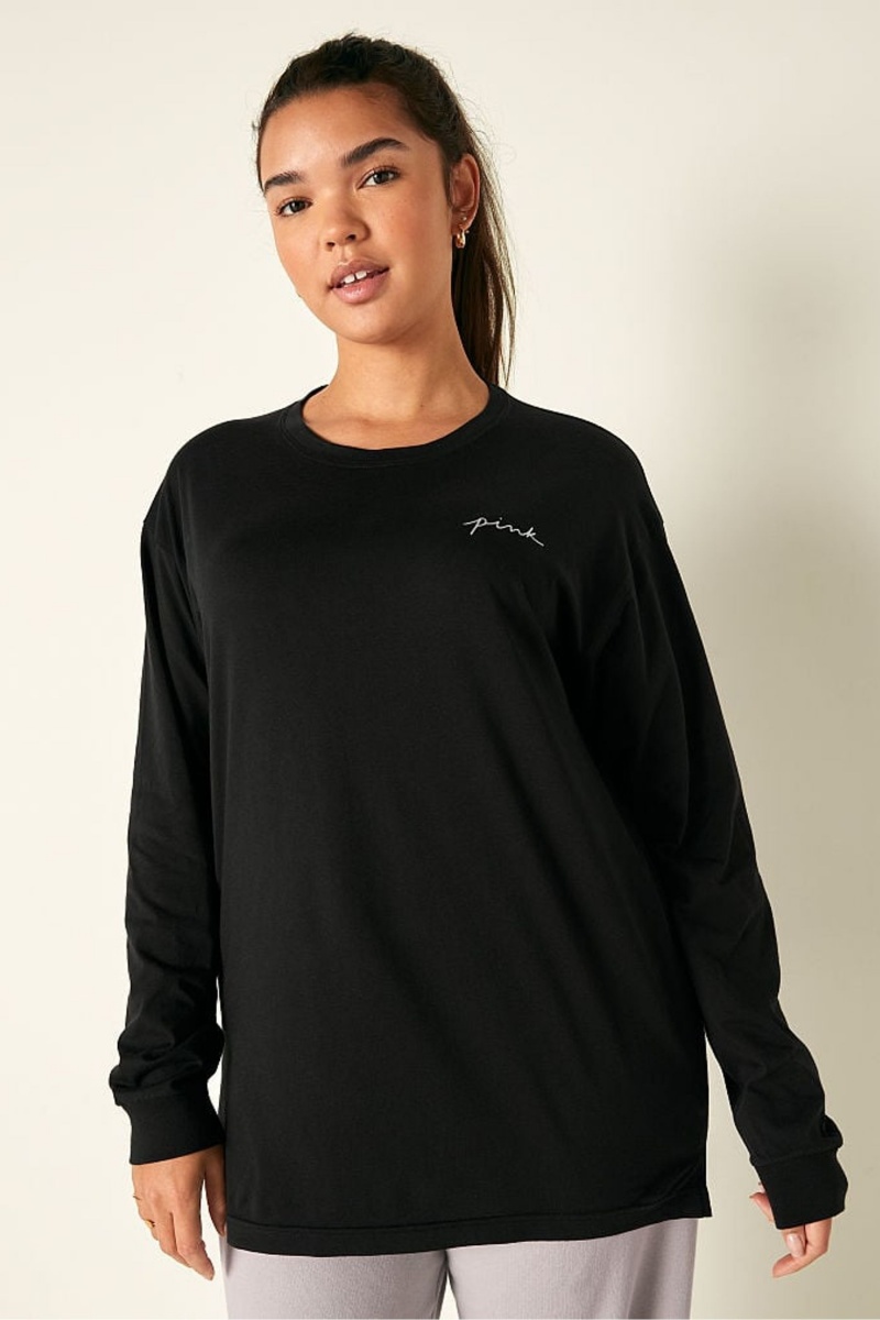 Victoria\'s Secret Long Sleeve T-Shirt Nachový | SK-4839AMC