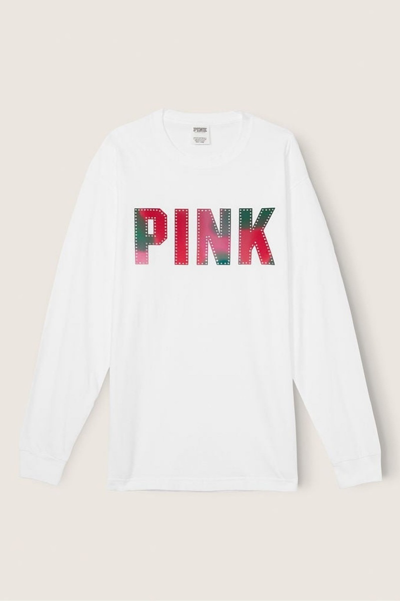 Victoria's Secret Long Sleeve T-Shirt Nachový | SK-8345ABU