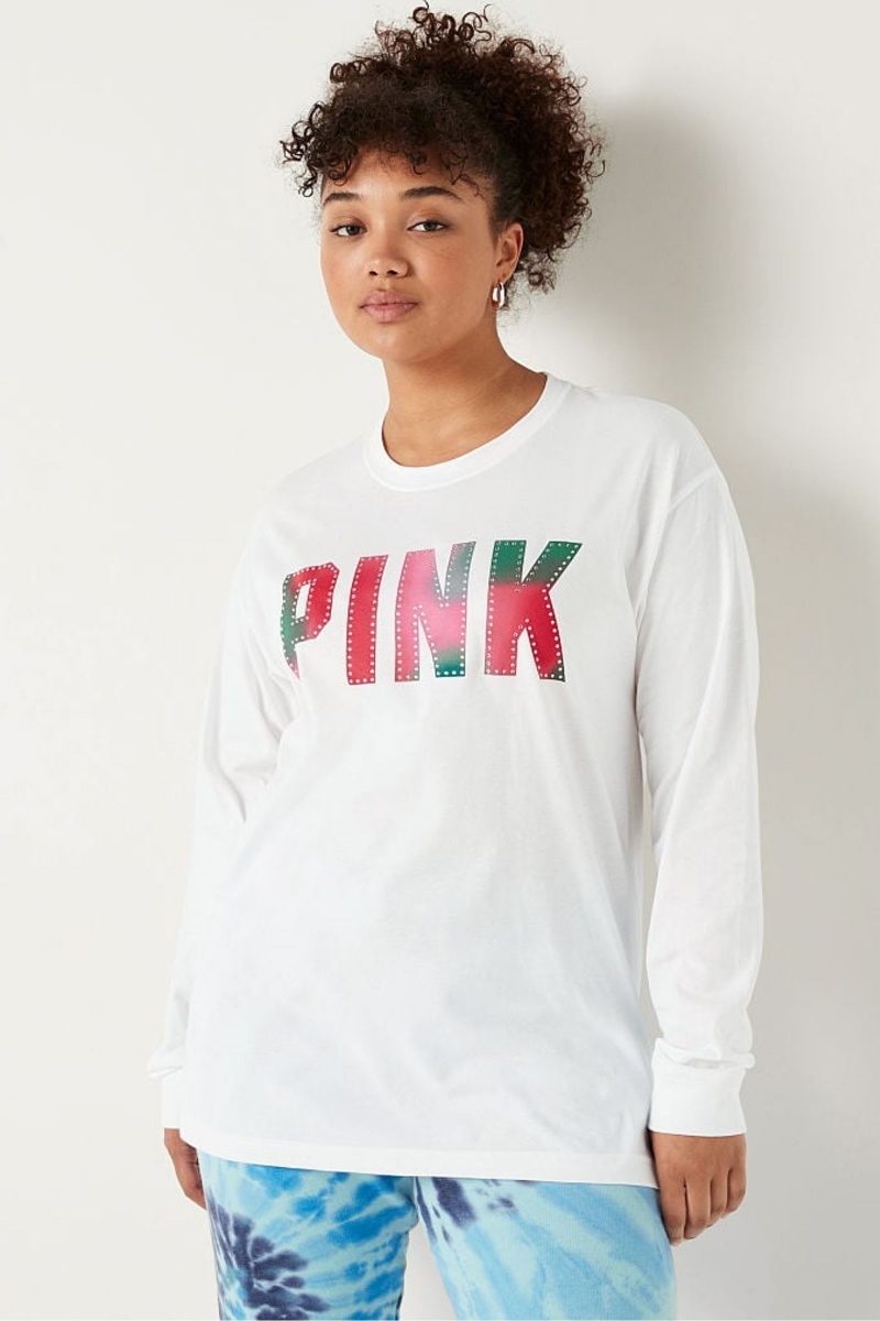 Victoria\'s Secret Long Sleeve T-Shirt Nachový | SK-8345ABU