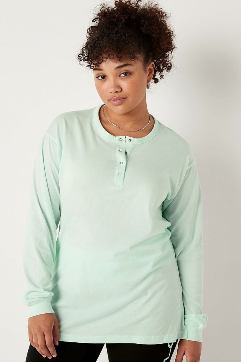 Victoria\'s Secret Long Sleeve T-Shirt Čierne | SK-0268IGY