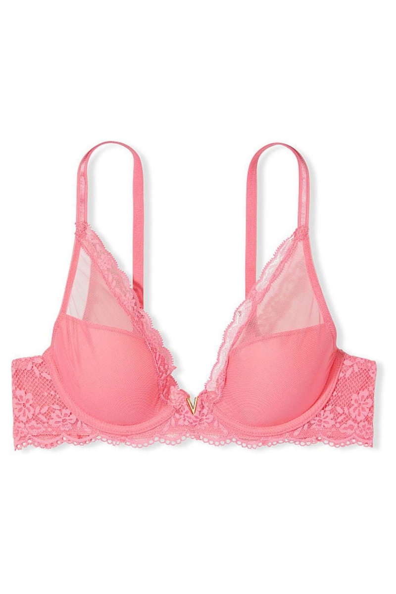 Victoria's Secret Love Cloud Love Cloud Lightly Podsite Plunge Bra Modre | SK-5748CWK