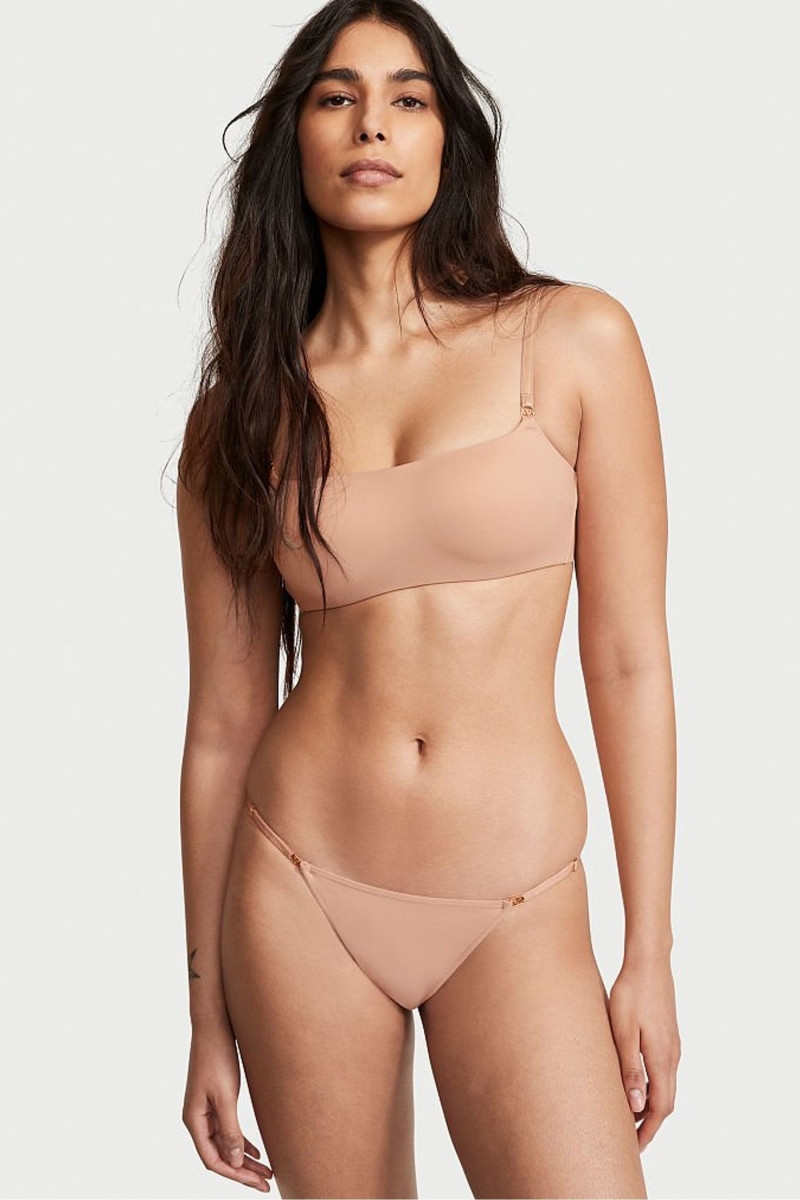 Victoria\'s Secret Love Cloud Smooth Bikiny Nohavičky Sweet Nougat Nude | SK-6924GQW