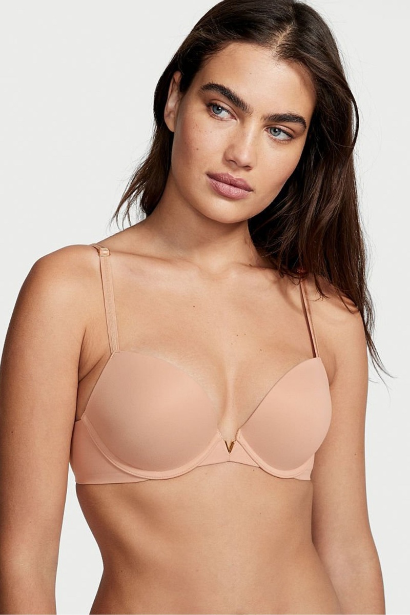 Victoria\'s Secret Love Cloud Smooth Bra Sweet Nougat Nude | SK-0495ZQL