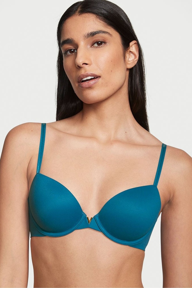 Victoria\'s Secret Love Cloud Smooth Lightly Podsite Demi Bra Modre | SK-0915AKE