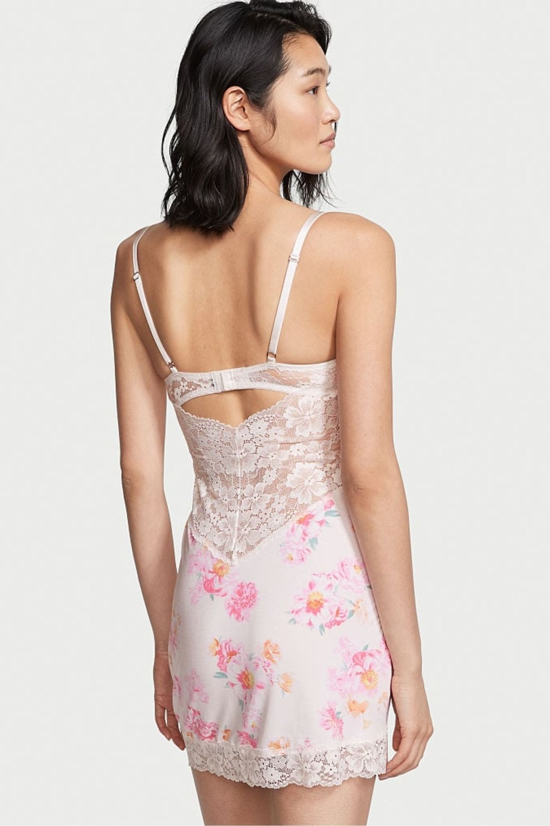 Victoria's Secret Modal Cipkovane Mini Slip Čierne | SK-0571TMW