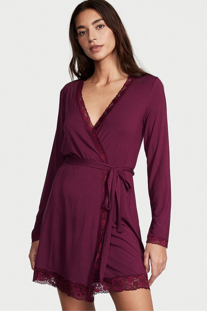 Victoria\'s Secret Modal Kimono Robe Nachový | SK-6381ZAB