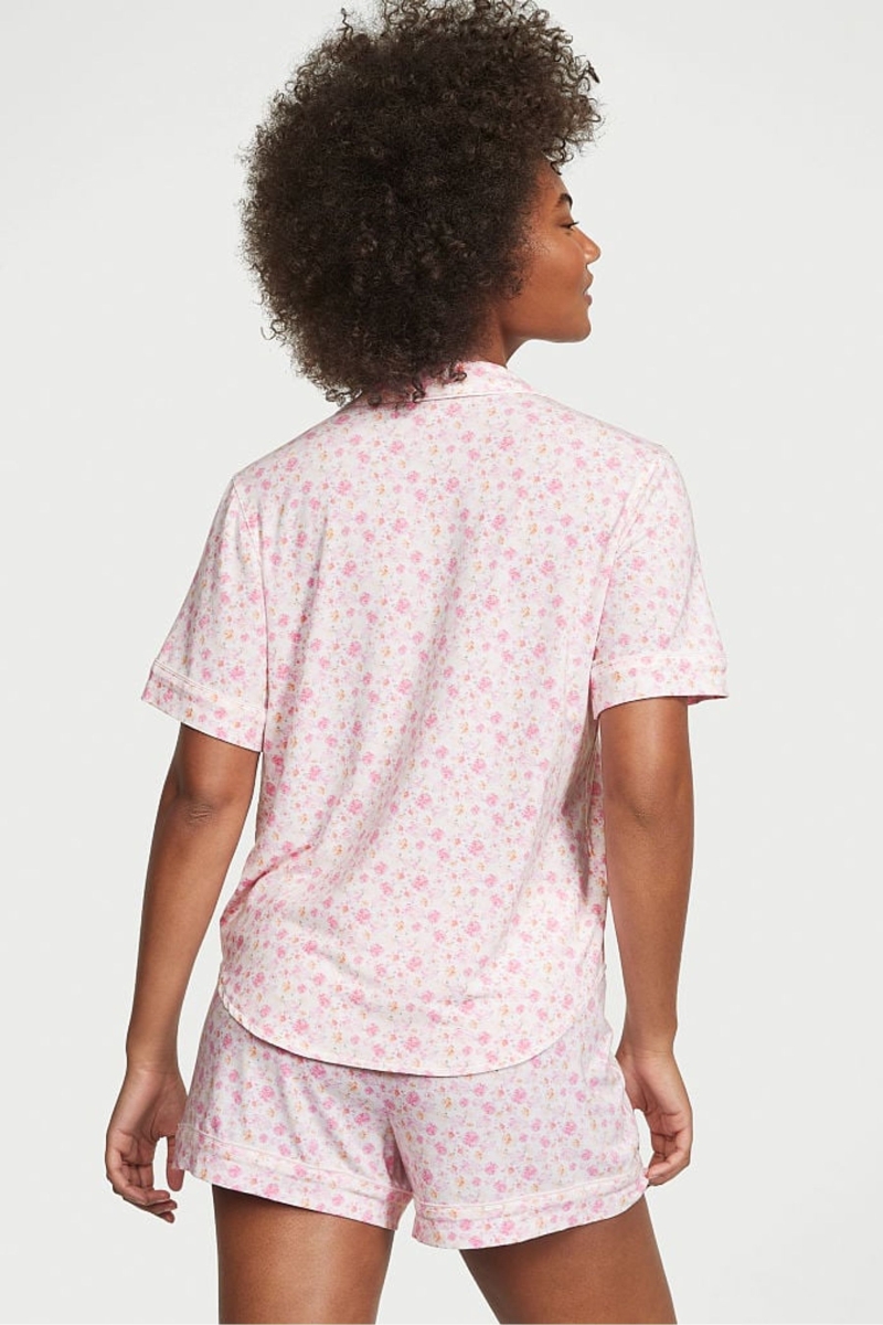 Victoria's Secret Modal Pyjama Kratke Pyjamas Set Čierne | SK-1305ODU