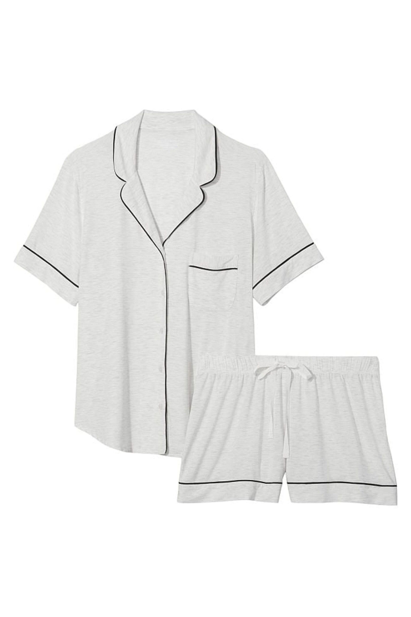 Victoria's Secret Modal Pyjama Kratke Pyjamas Set Čierne | SK-5179NPL