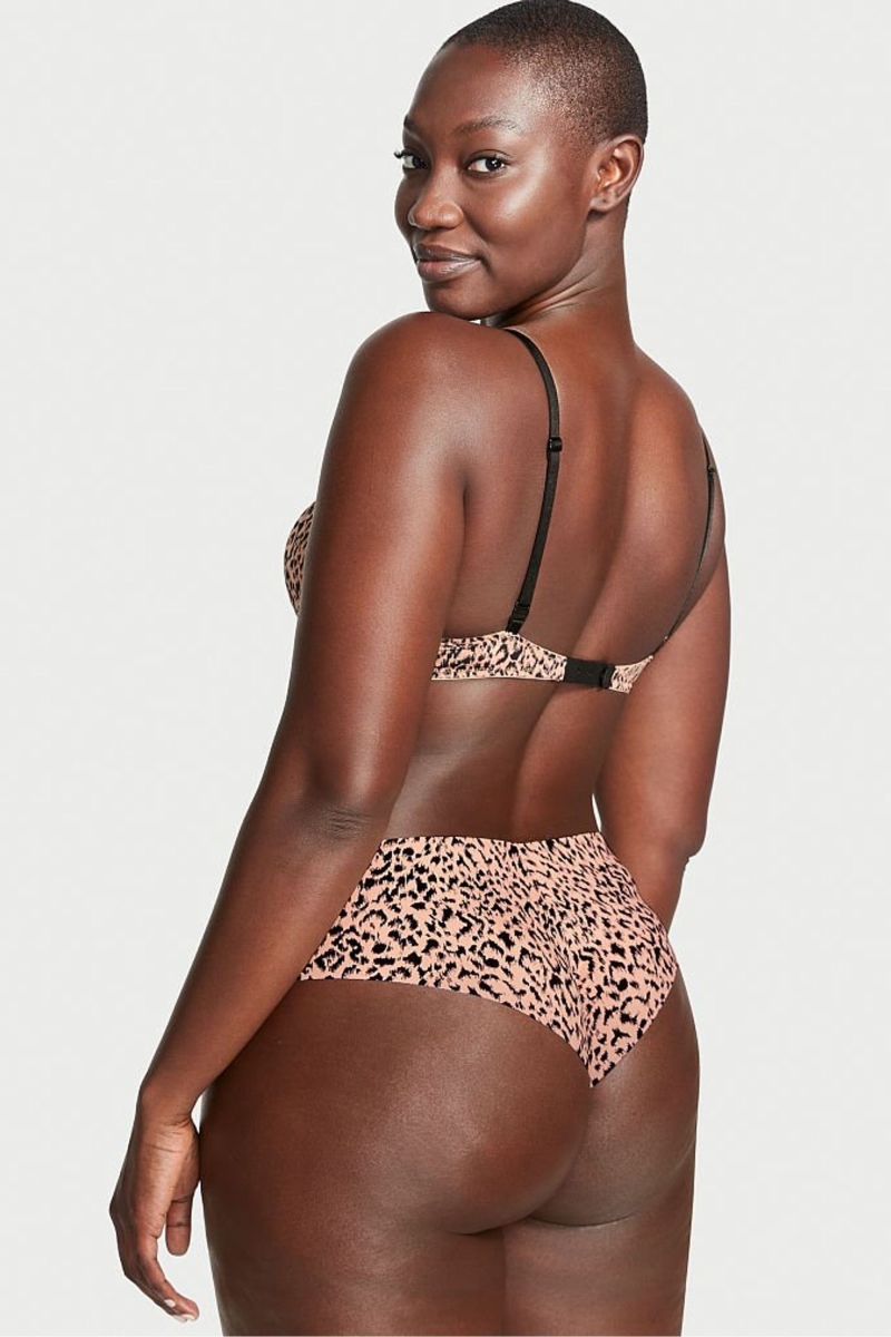 Victoria's Secret No-Show Leopard Print Cheeky Panty Leopardie | SK-9805CYM