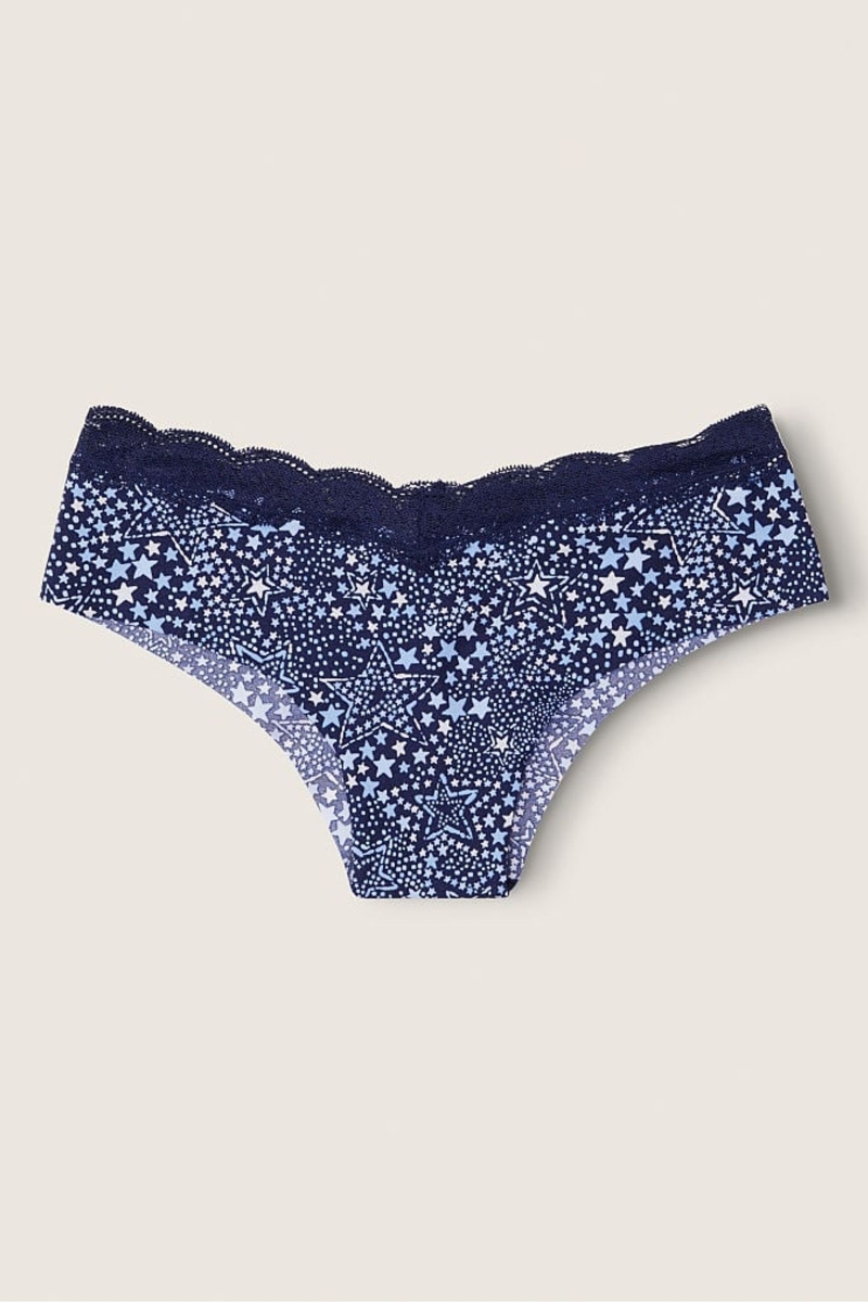 Victoria\'s Secret No-Show No Show Cheeky Nohavičky Ensign Stars | SK-9174NER